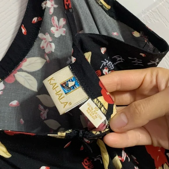 Vintage Kahala Floral Sleeveless Dress - Picture 5 of 6